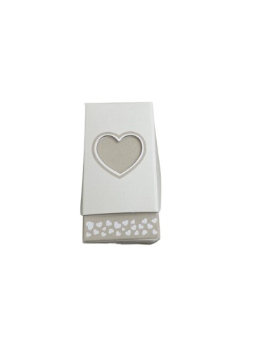 10 Scatole Cuore Panna