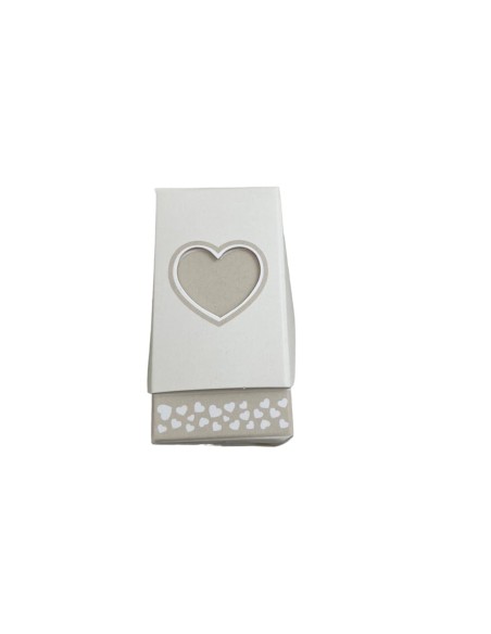 10 Scatole Cuore Panna