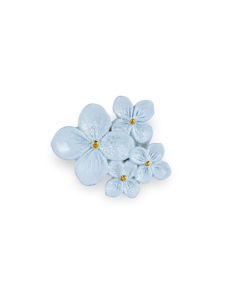 12 Magnete fiori azzurro