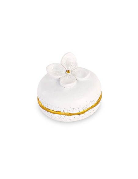 12 Magnete Macaron bianco