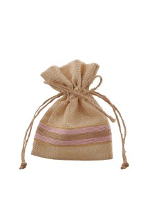 sacchetti iuta rosa
