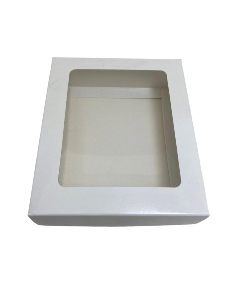 10 Scatole Quadrate  bianco 13x10x3
