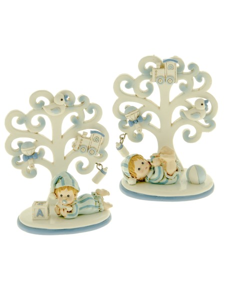 albero con bimbo