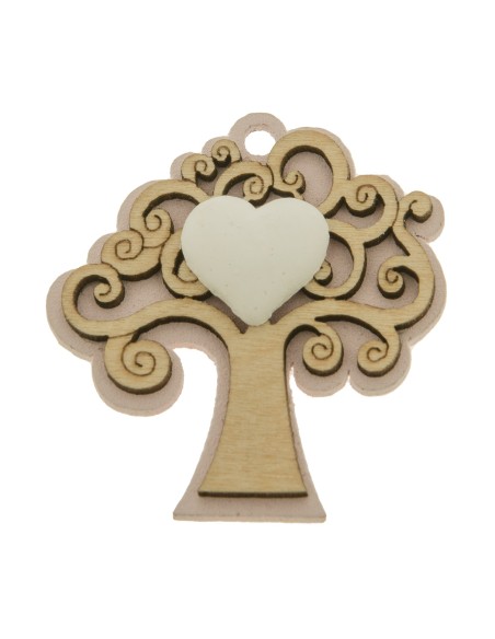 12 Applicazione albero legno rosa