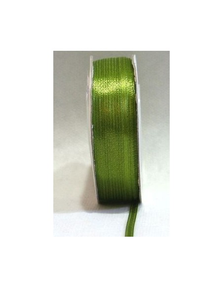Nastro raso verde 3mm