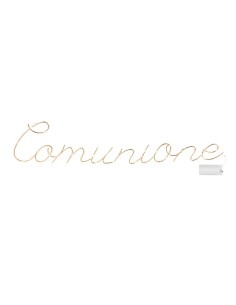 Scritta comunione a led