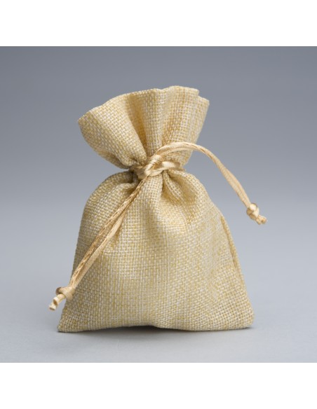 10 Sacchetti iuta natural cm13