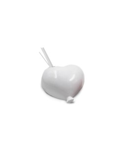 Diffusore cuore bianco cm16