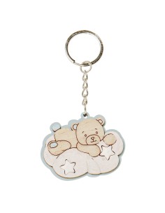 12 portachiavi orso celeste