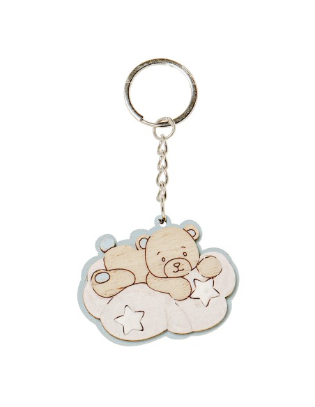 12 portachiavi orso celeste