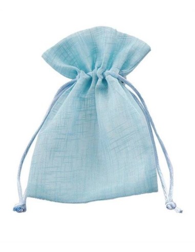 sacchetti organza celeste