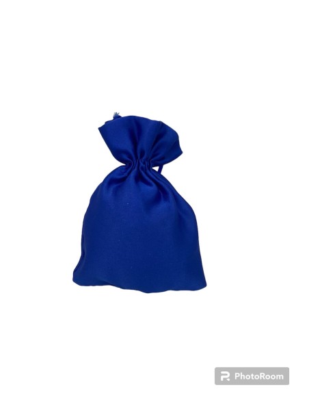 sacchetti in raso blu
