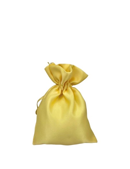 sacchetti in raso giallo