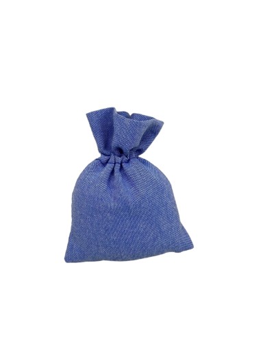 sacchetti cotone blu