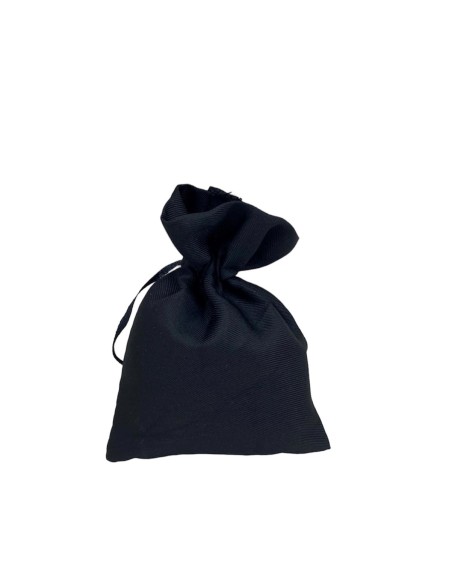 sacchetto cotone nero