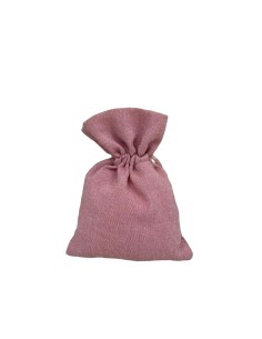 sacchetto cotone rosa gold