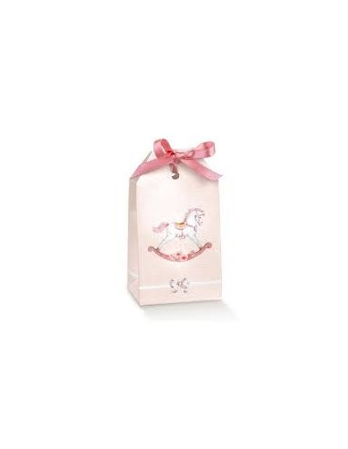 scatolina cavallo rosa