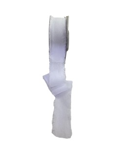 Nastro chiffon 30mm bianco