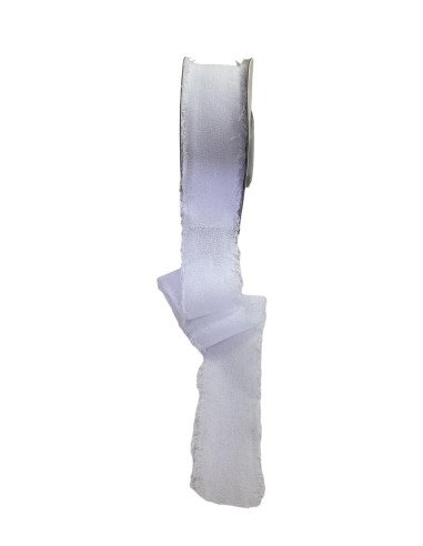 Nastro chiffon 30mm bianco