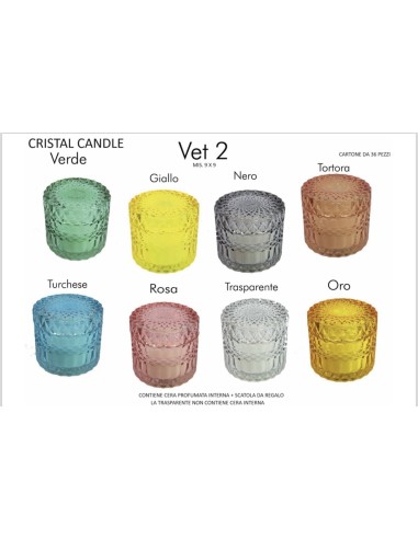 candela in colore bianco