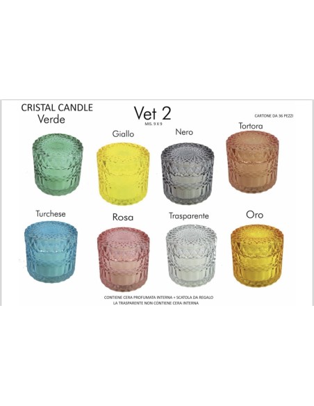 candela in colore bianco