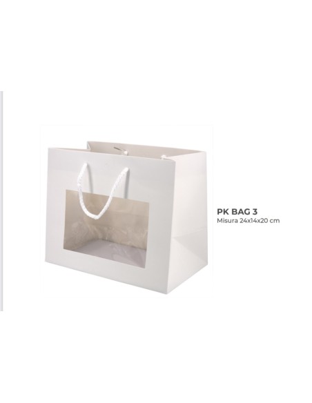 Busta in carta con finesta in pvc
