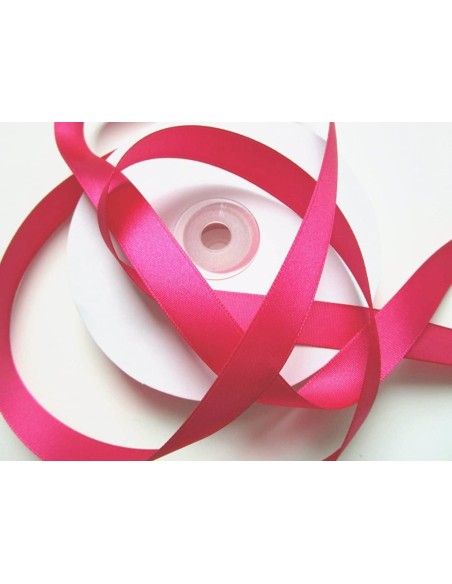 Nastro raso fucsia 6mm