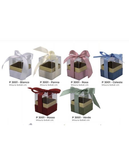 6 Scatole plexiglass 6x6x6 bianco
