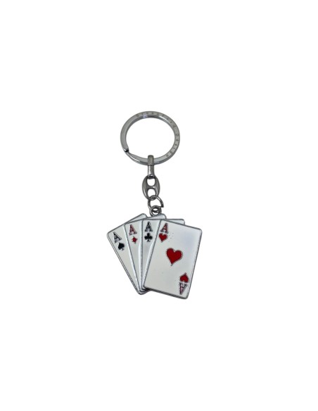 10 Portachiavi carte da poker