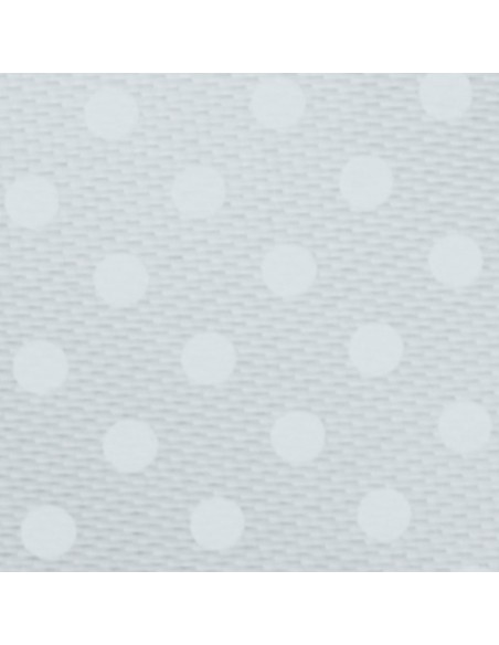 Nastro raso pois bianco 6mm