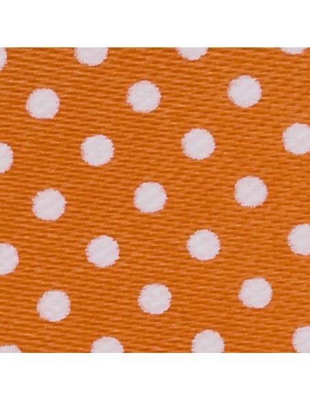 Nastro raso pois arancio 6mm