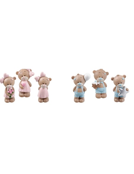 12 Magnete orso rosa