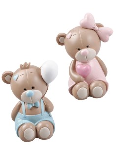 Salvadanaio orso rosa