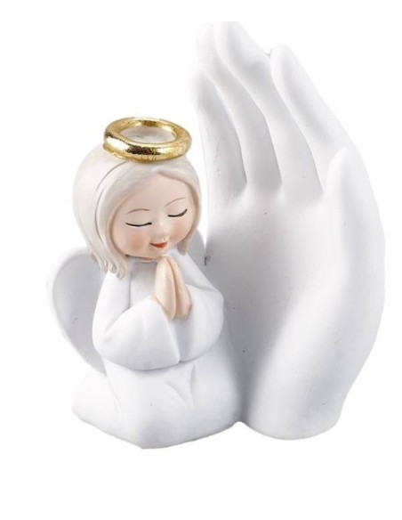 Statuina angelo con mano