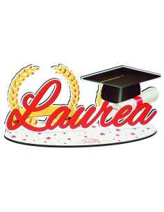 Centrotavola laurea cm35