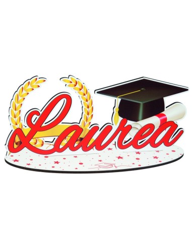 Centrotavola laurea cm35