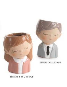6 Vaso portapianta bimba cm8,5