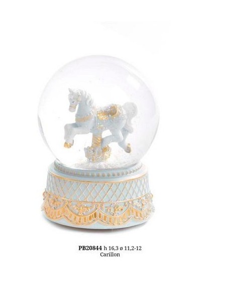 Statuina sfera con cavallo celeste