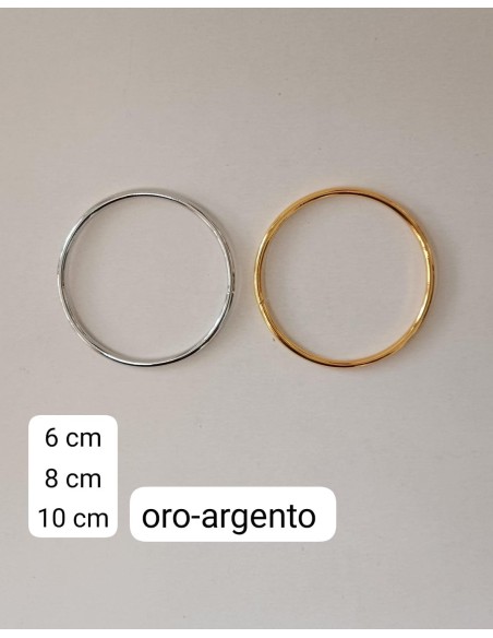 10 Cerchio decorativo oro cm6
