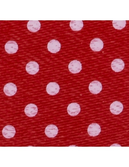 Nastro raso pois rosso 10mm
