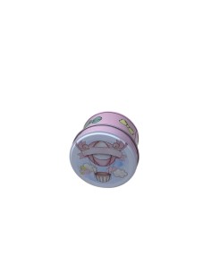 10 Scatole in latta mongolfiera rosa