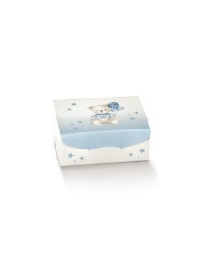 10 Scatole orso celeste 7x7x3