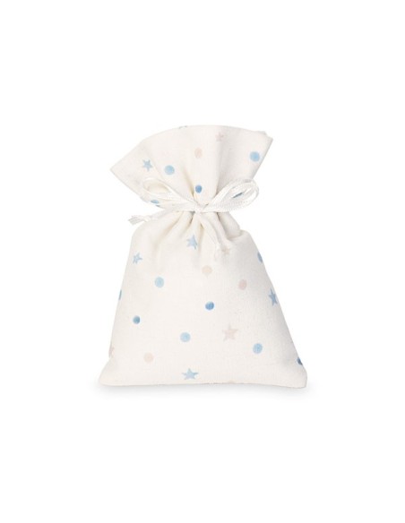 12 Sacchetti con stelle celeste