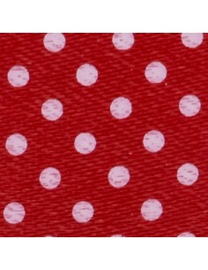 Nastro raso pois rosso 15mm
