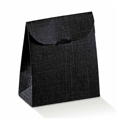 10 Scatole bustina seta nero