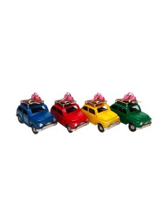 4 Statuina Auto metallo