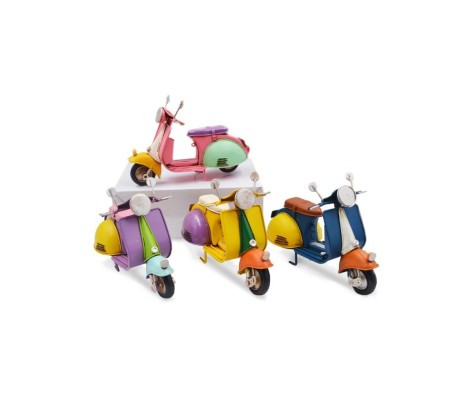 4 Statuina Vespa metallo