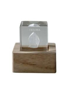 Statuina cubo cresima con led