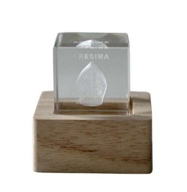 Statuina cubo cresima con led