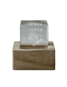 Statuina cubo tocco laurea con led